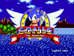 Sonic - OMG The Red Rings Title Screen